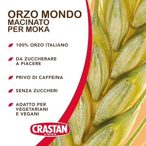 Crastan - Gerste gemahlen, speziell für Moka - 500 g, 1 Einheit, 1