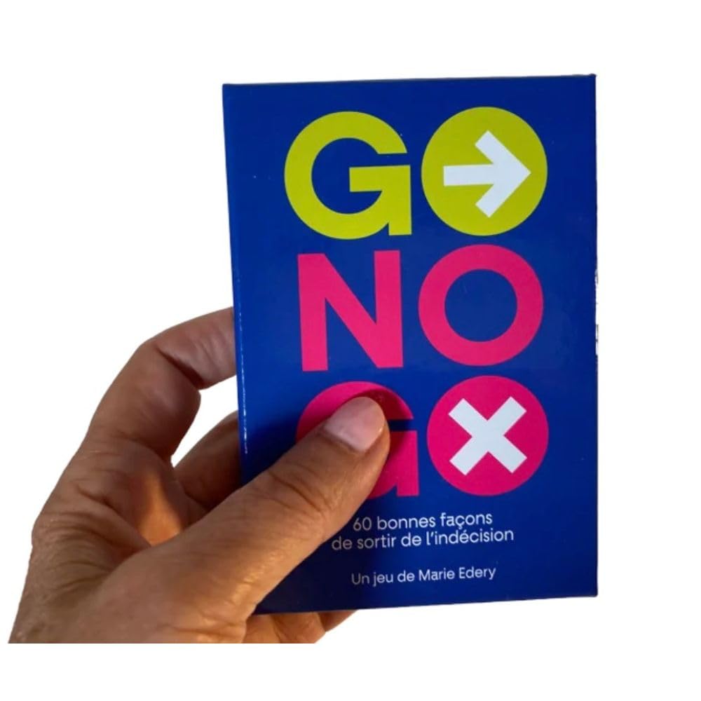 GO NO GO Gra karciana do podejmowania decyzji - 60 kart i broszury do wyjścia z niezdecydowania - Coaching, zarządzanie, HR, rozwój osobisty, budowanie zespołu i gra planszowa