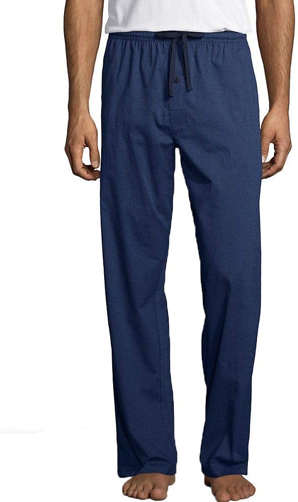 Hanes Men's Sleep Stretch Woven Pajama Pant, Denim, X-Large