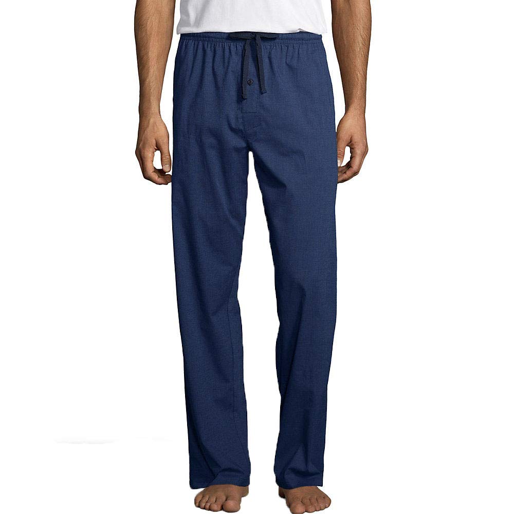 Hanes Men's Sleep Stretch Woven Pajama Pant, Denim, X-Large