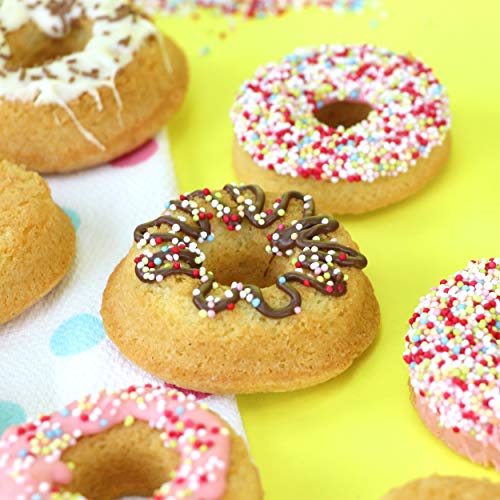 PME Non Stick 12 Cup Mini Donut Pan, Carbon Steel, Grey - Image 5