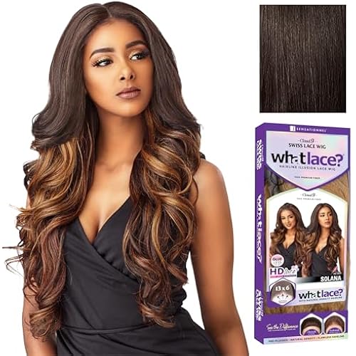 Sensationnel What Lace 13x6 Wig-Solana, 2 DARKBROWN