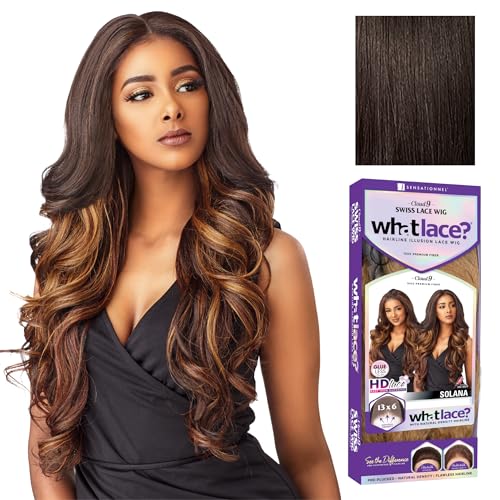 Sensationnel What Lace 13x6 Wig-Solana, 2 DARKBROWN