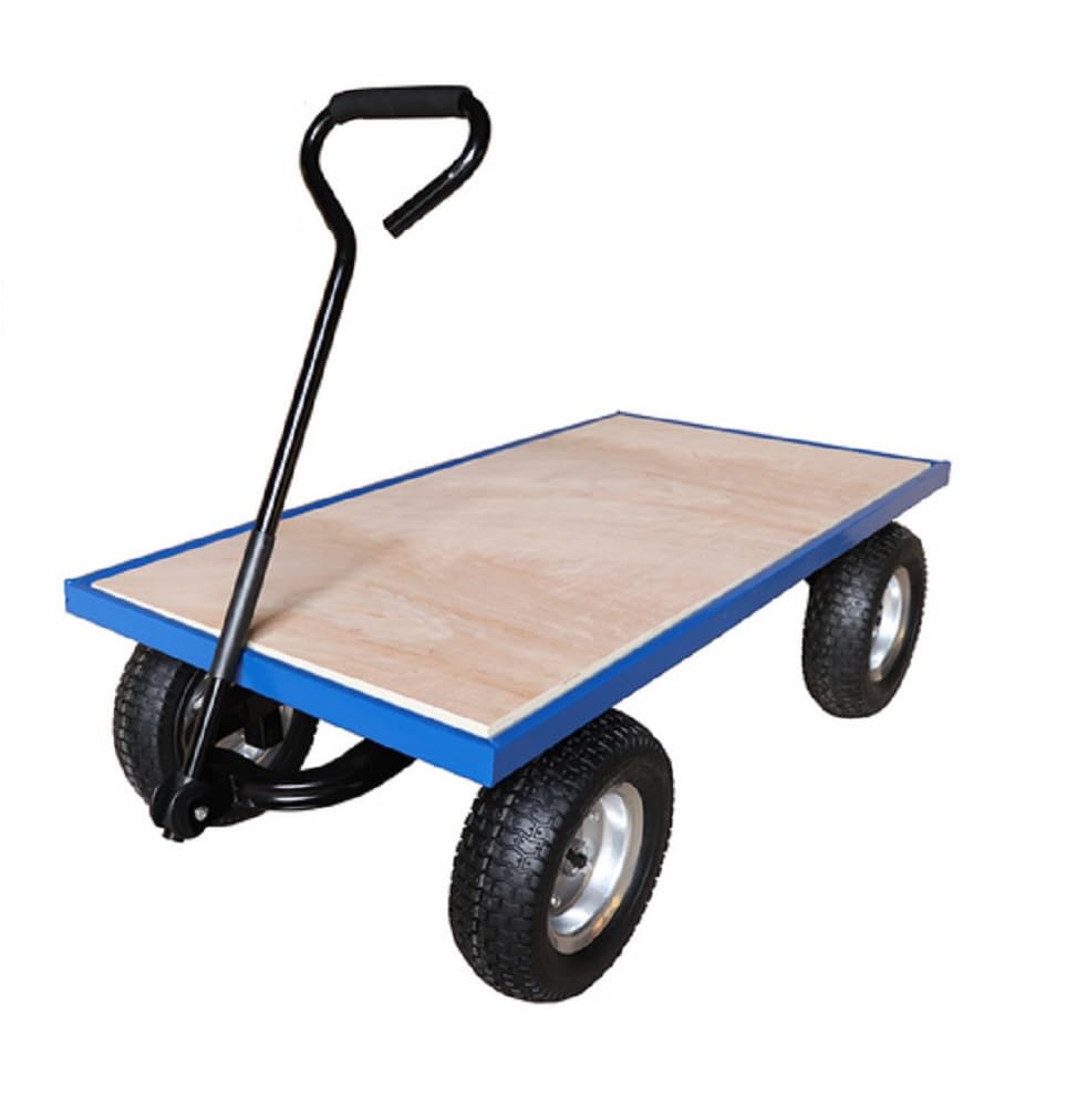 Workhorse General Purpose Truck with Plywood Base and Puncture Proof REACH Compliant Wheels - 450kg Capacity
