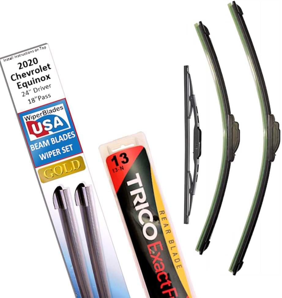 Beam Blade Wipers Replacement Set for 2020 Chevrolet