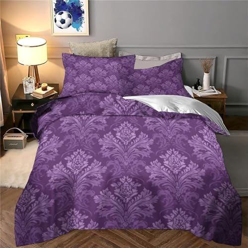 Housse de couette légère violette grand confort pour lit douillet - 6