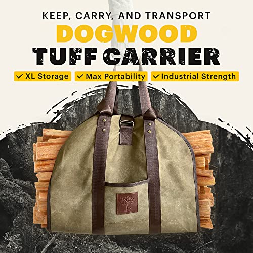 Dogwood Tuff Log Carrier For Firewood, Campfire