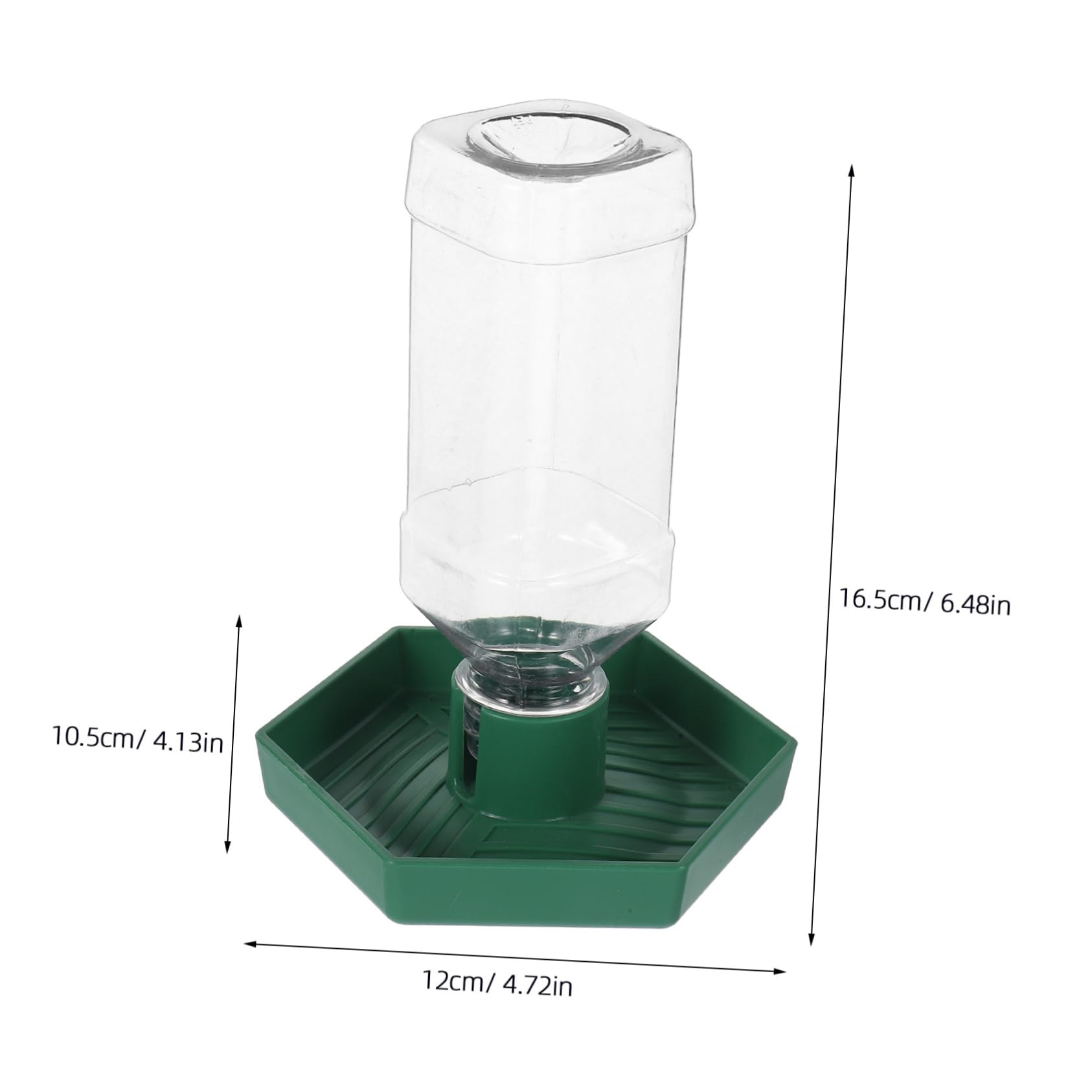 Parliky Automatic Reptile Feeder Compact Water Dish Reptile Supply Easy to Clean for Hedgehogs Parrots and Lizards