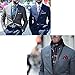 driew 11 Pcs Men Suit Pocket Square Handkerchiefs with Assorted Pattern
