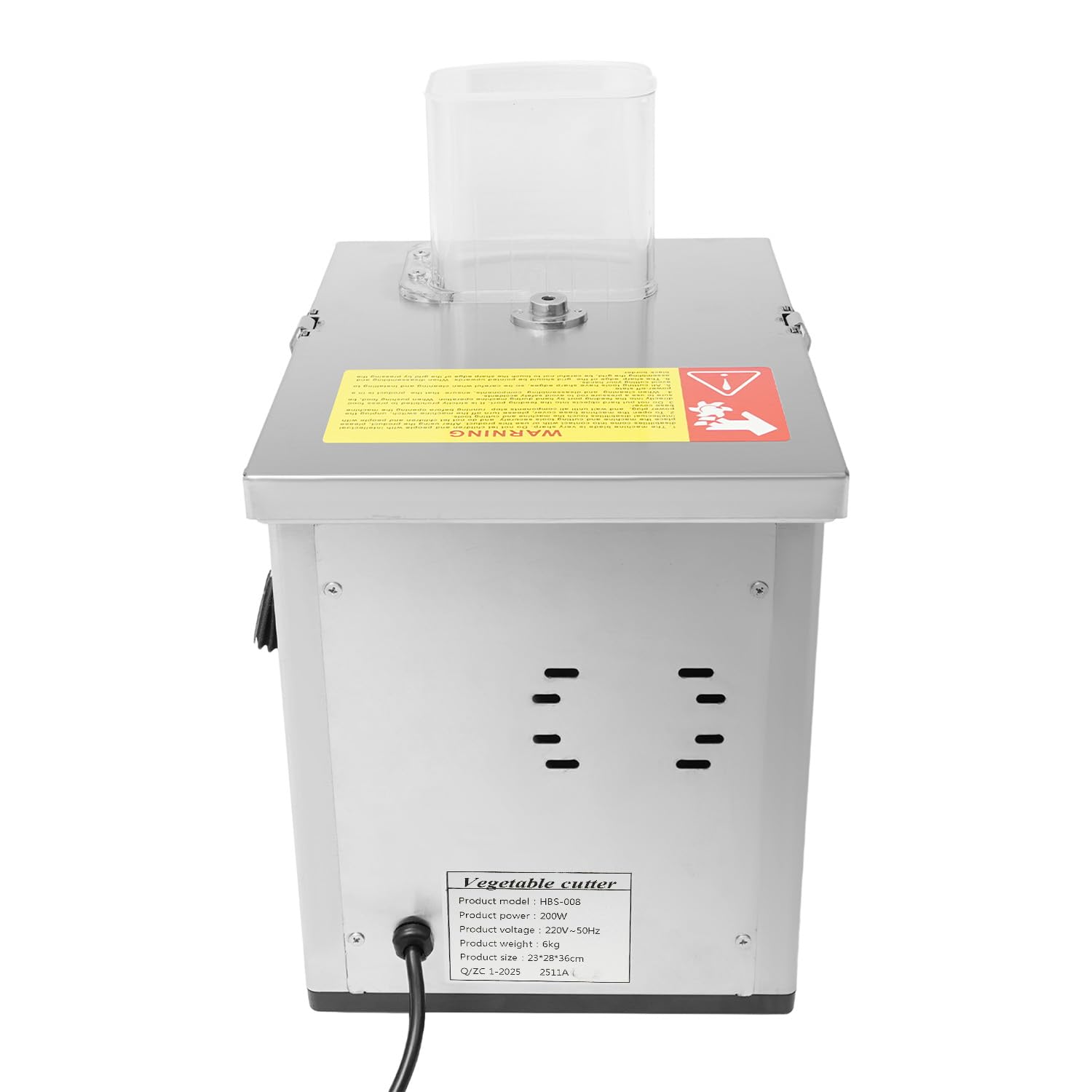 Elektrischer Gemüseschneider Multifunktion, Küchenhelfer mit 6 Aufsätzen für Schneiden, Hobeln, Reiben, Spargel, Salat, Haushalt Küche