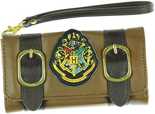 Harry Potter Satchel Fold Wallet 4 x 8in, Brown, OS