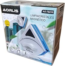 Aorlis lavavetri Magnetico per Vetri Pulitore Magnetico per Finestre e Vetrine con Doppio Magnete Pulitore per Vetri per la Pulizia delle Porte in Vetro