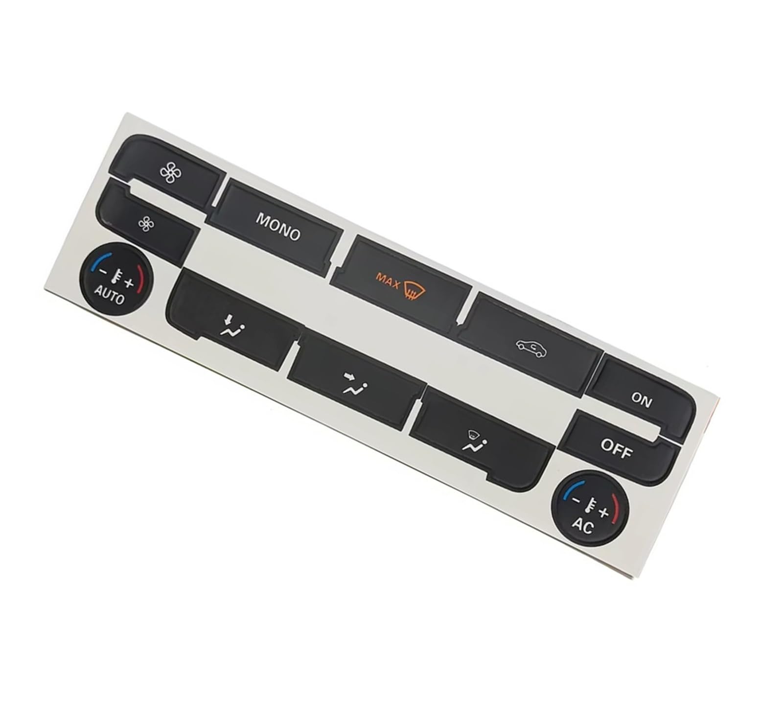 Center Console Trim Compatible with for Mondeo for S-Max Car Center Console Air Conditioner Climate AC Switch Button Cover Repair Decal Trim Sticker