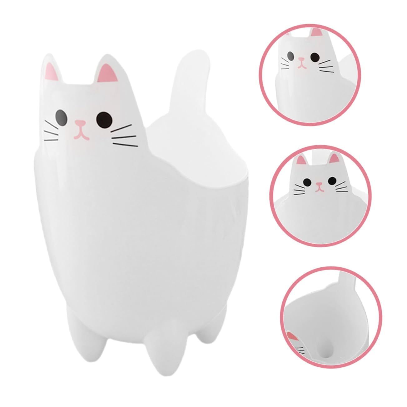 2 Stücke Katze Müll Dosen Desktop Abfall Eimer Mini Mülleimer Für Schreibtisch Büro Küche Nachttisch Deckel
