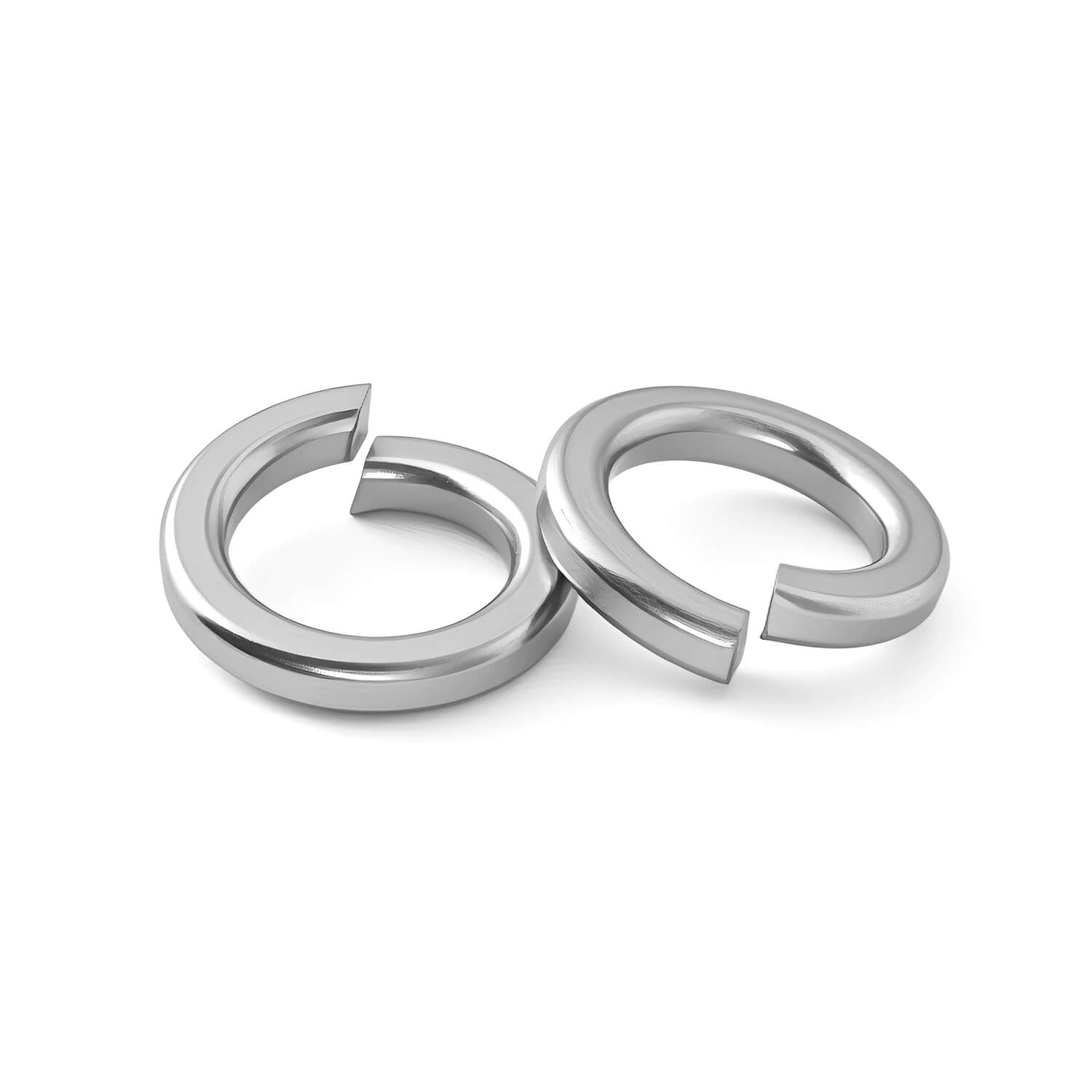 Photo 1 of #10 (100 Pack) Split Lock Washer, (18-8) 304 Stainless Steel Spring Lock Washer 3pcs 