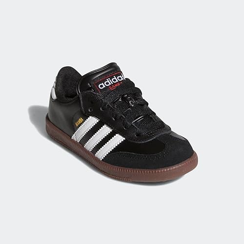 Miniatura 6 de adidas Performance Samba M I - Tenis de fútbol de cuero para interiores bebéniño Negro