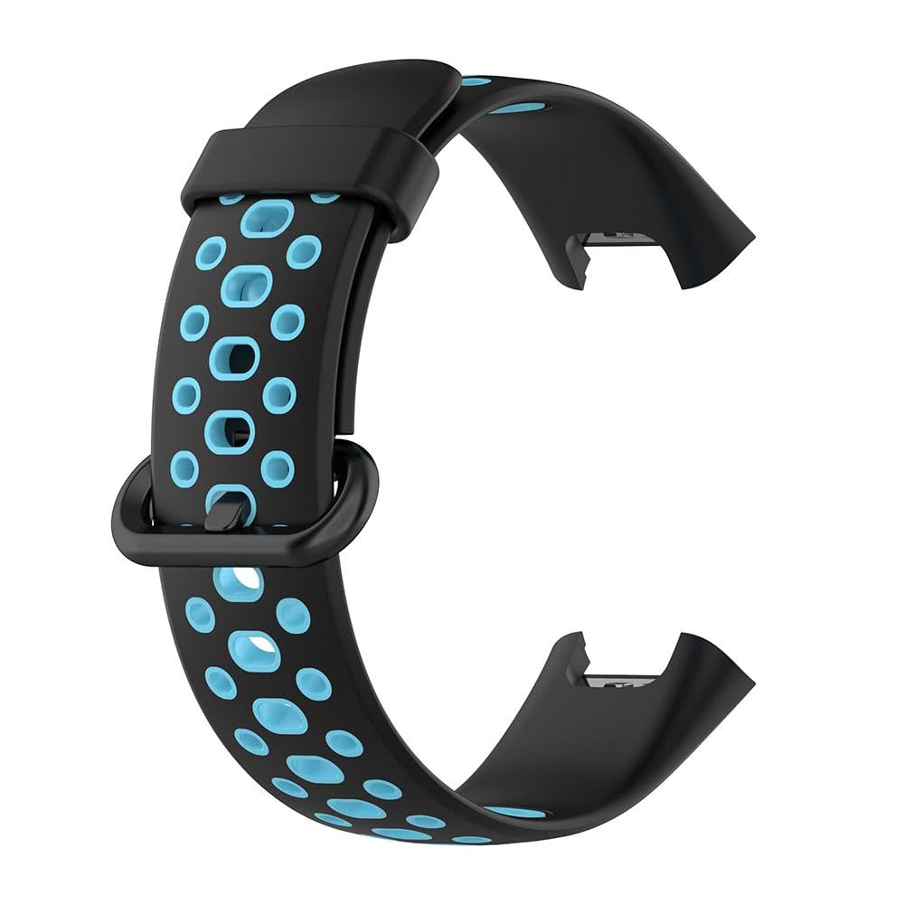 TechMount New Launch Soft Silicone Dotted Dual Color Watch Band Strap with Buckle Lock Compatible with Redmi Watch 2 Lite/Redmi GPS Smart Watch Belt Only (Black- Blue) (B0DCP5CQC4) Amazon Price History, Amazon Price Tracker