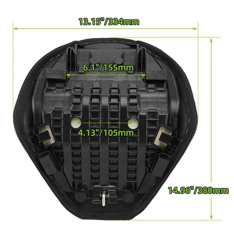 Asiento para motocicleta con acabados premium para conductor de Honda Rebel CMX 1100 6