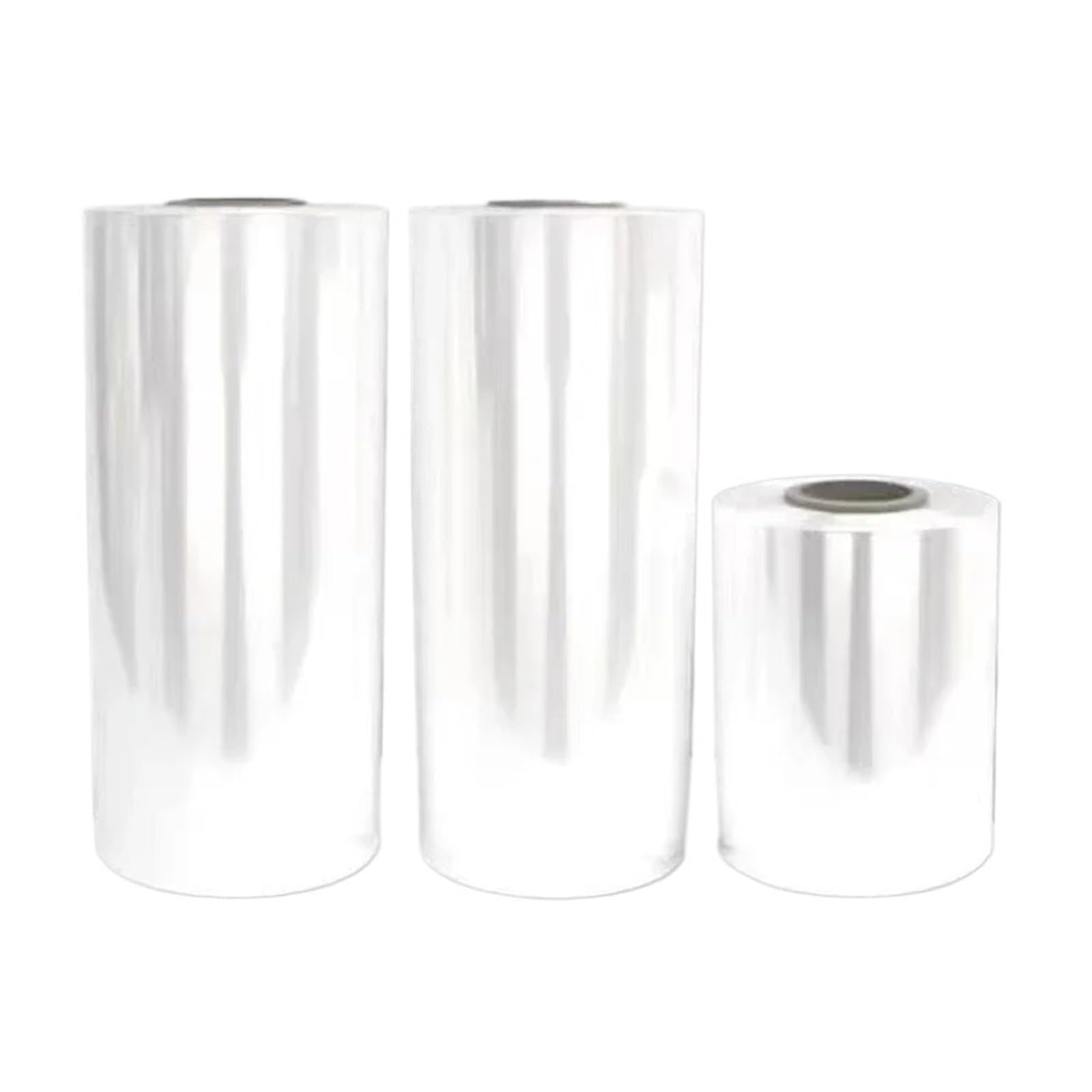 Heavy Duty Pallet Wrap, POF Food Sealing Shrink Film Pallet Outer Package Folding Membrane 0.5-1.5kg(Width 45cm,1.5kg)