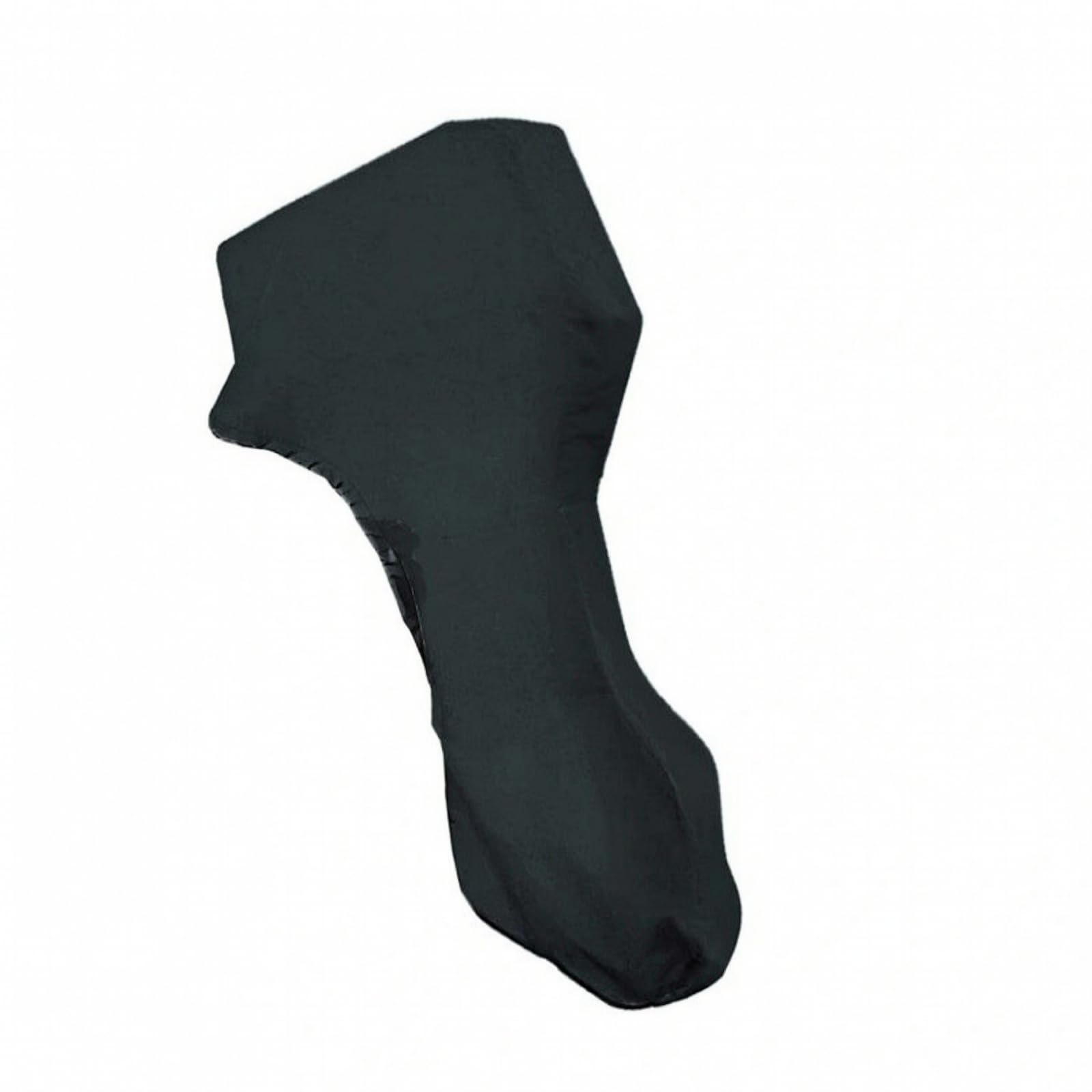 Copertura per Motore Fuoribordo , Nero 210D Con Rivestimento Argentato , size to 3