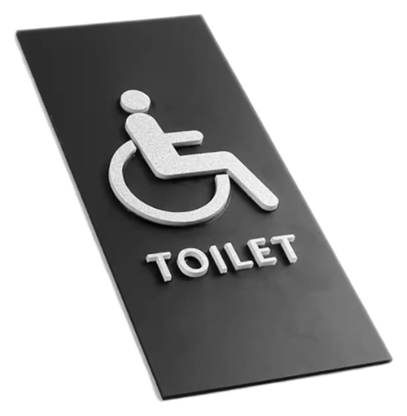 dfEDRd Toilet Sign WC Men Women, Toilet Restroom Door Sign Sticker For Men And Women 20x9cm(Toilet)