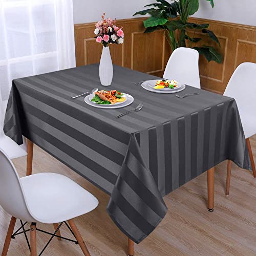 Nappe en tissu imperméable et lavable grand format pour table rectangulaire - 4