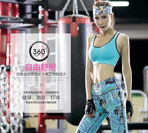 ArcherWlh Leggings Push Up Butt,Hip Colorful Yoga Clothing Gym Running Exercise Trousers Quick Dry Breathable Thin high Waist Yoga Pants Female Tight-Great Gods Seven Points_S