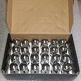 AccuWheel LNA-14150C6T Chrome Bulge Acorn Wheel Lug Nuts (14mm x 1.5 Thread Size) 1.95
