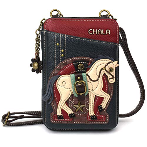 Image of CHALA Wallet Crossbody Cell Phone Purse - Women Faux Leather Multicolor Handbag with Adjustable Strap