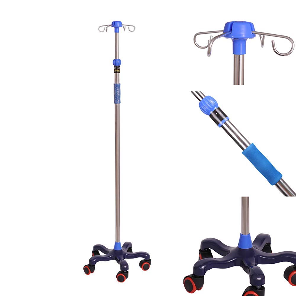 Buy CNRGHS IV Pole, Rolling, IV Stand, Mobile Infusion Stand Drip Rack