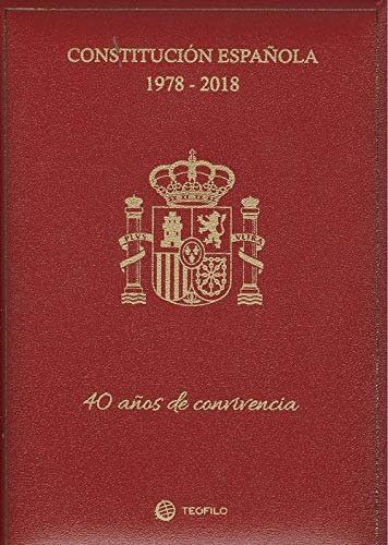 Portada de ESTUCHE CONSTITUCIÓN ESPAÑOLA 1978-2018 40 años de convivencia