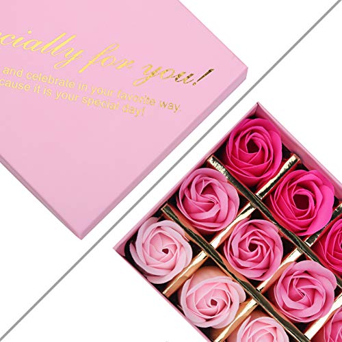 Rotumaty TFBS-05 18 Pcs Floral Scented Bath Soap Rose Flower Petals thumb #1