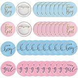 DÉCORATION POLYVALENTE : Parfaits pour une baby shower ou une fête de révélation du genre, ces éléments s'intègrent harmonieusement à votre décoration de table ou peuvent être offerts comme cadeaux souvenirs aux invités.