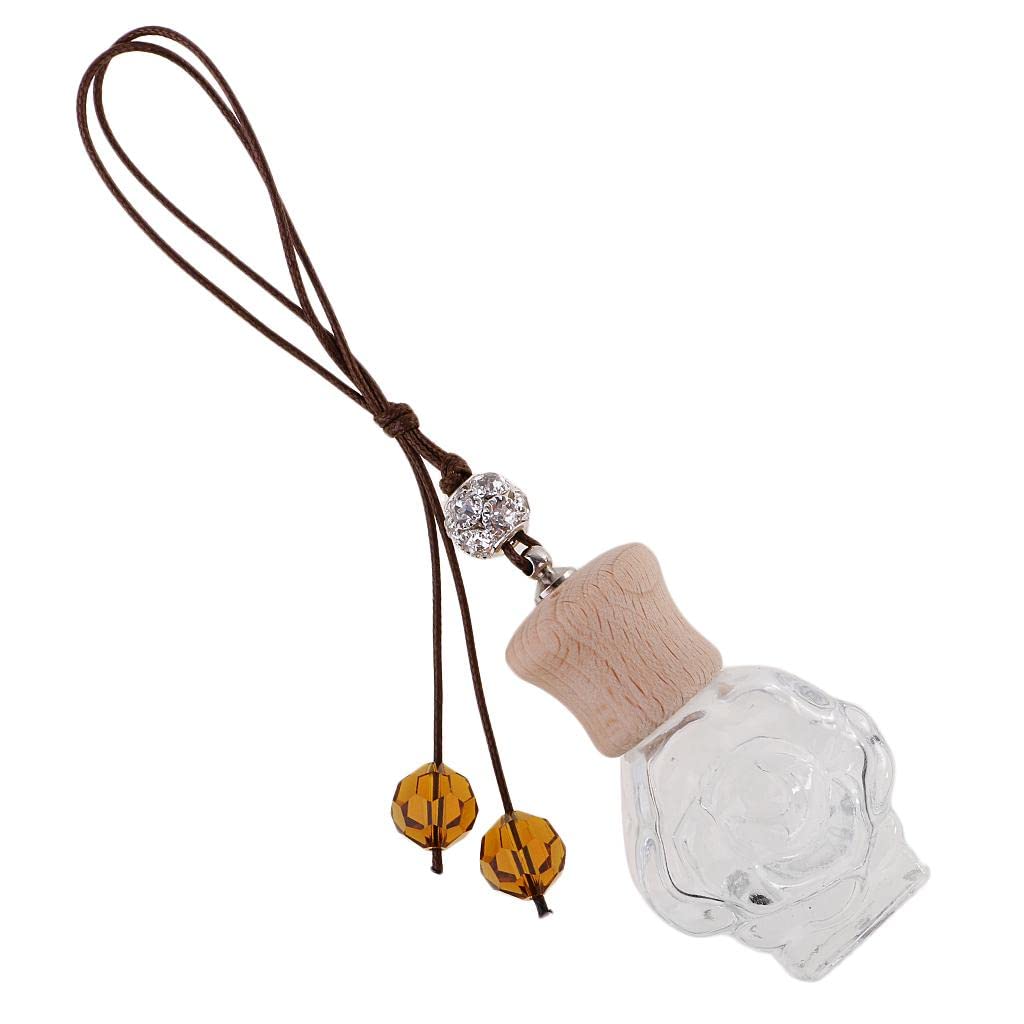 KHATI Hanging Car Perfume Bottle Air Freshener Diffuser Fragrance