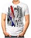 Produktbild T-Shirt Herren Männer Fan Printshirt Fußball Europameisterschaft 2016 Girl Sexy Croatia Kroatien weiß L