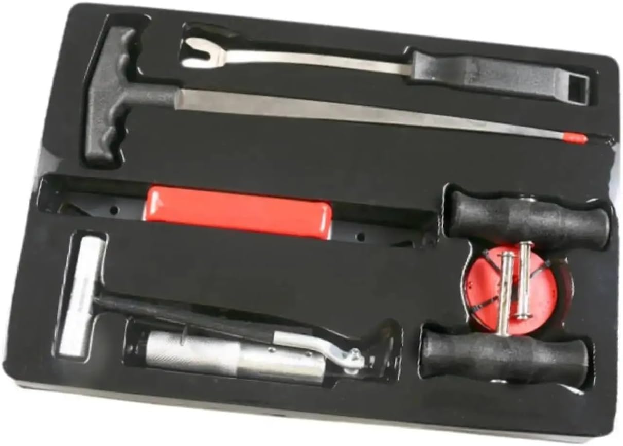 Compatible with Car Glass Disassembly Tool - Windshield Zipper Group, Steel Wire Zipper & Disassembler Special Set