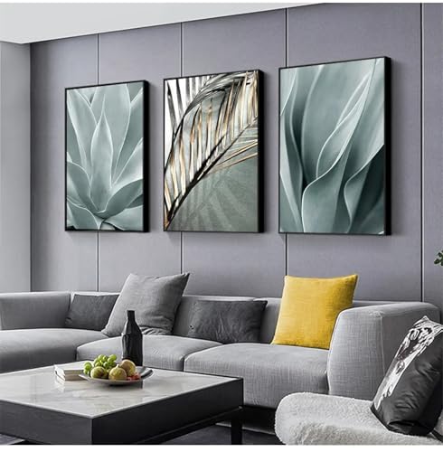 Art mural géométrique pour salon | Set de toiles bohèmes TONGYINLI