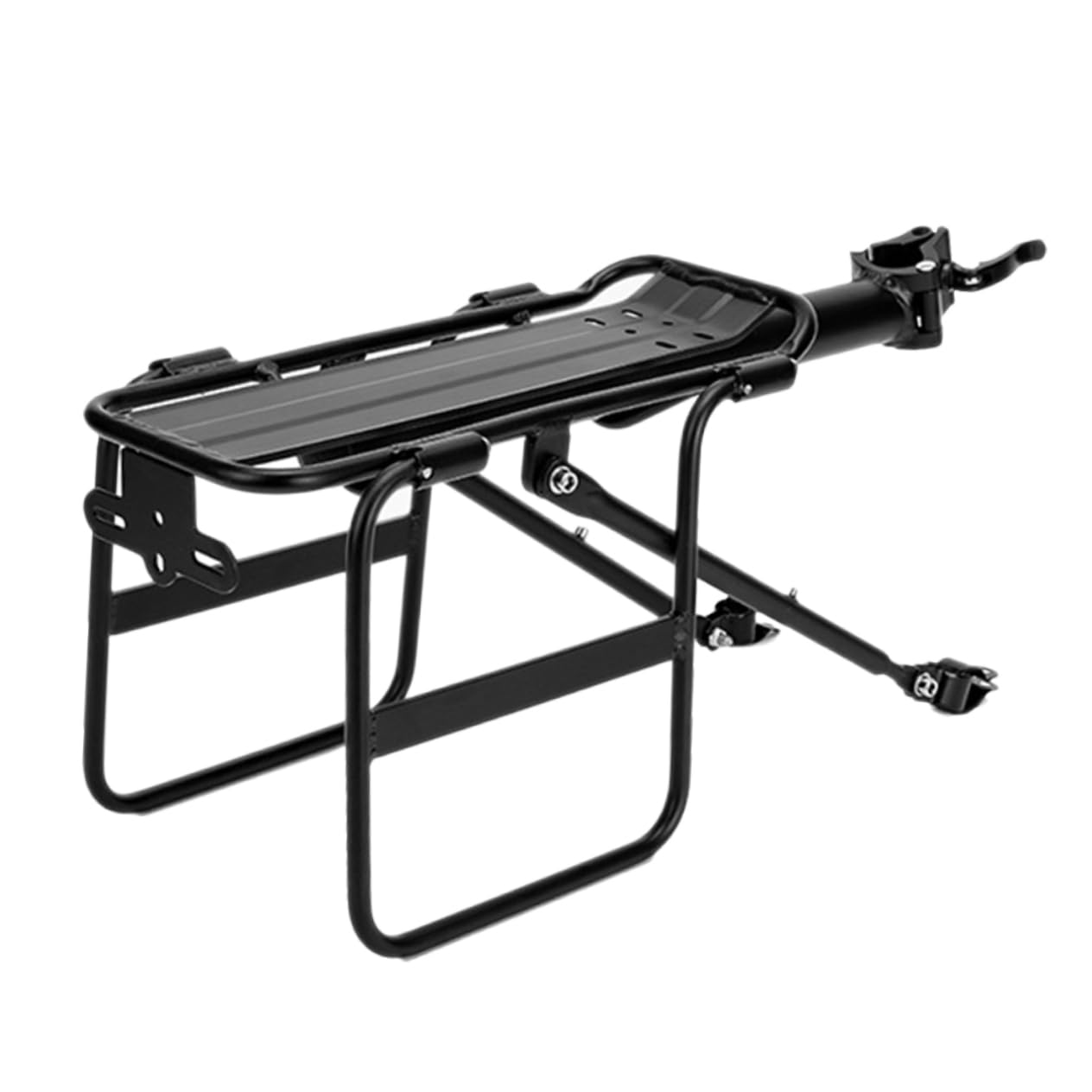 ibasenice 1pc Bike Rear Rack Strong-Loading Cargo Holder Quick-Release System Compatible Road Folding and Mountain for Professional and Personal Use