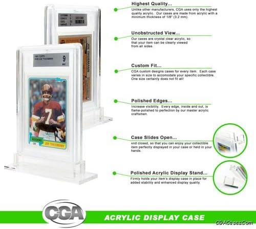 Display Case & Stand for BGS Graded Trading Cards
