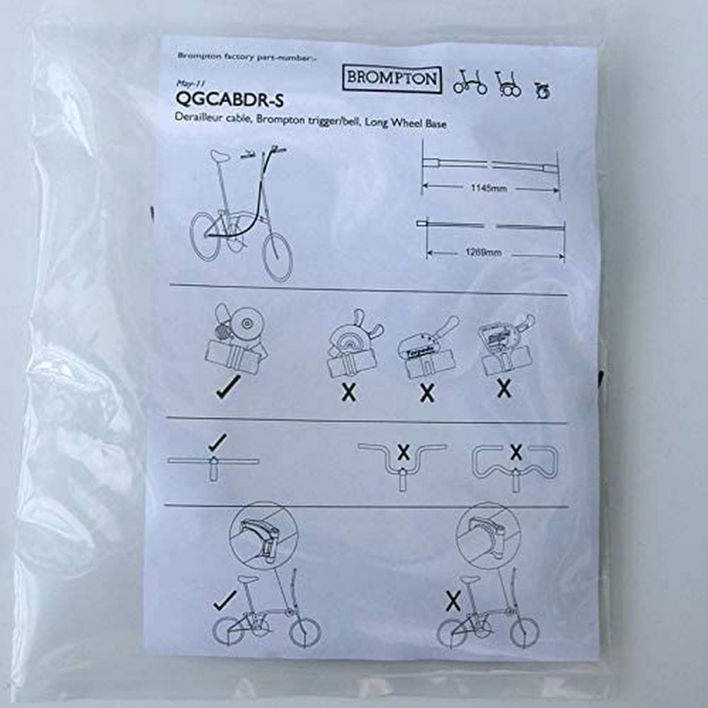 Câble de dérailleur Brompton pour commande de vitesse Type S 2016