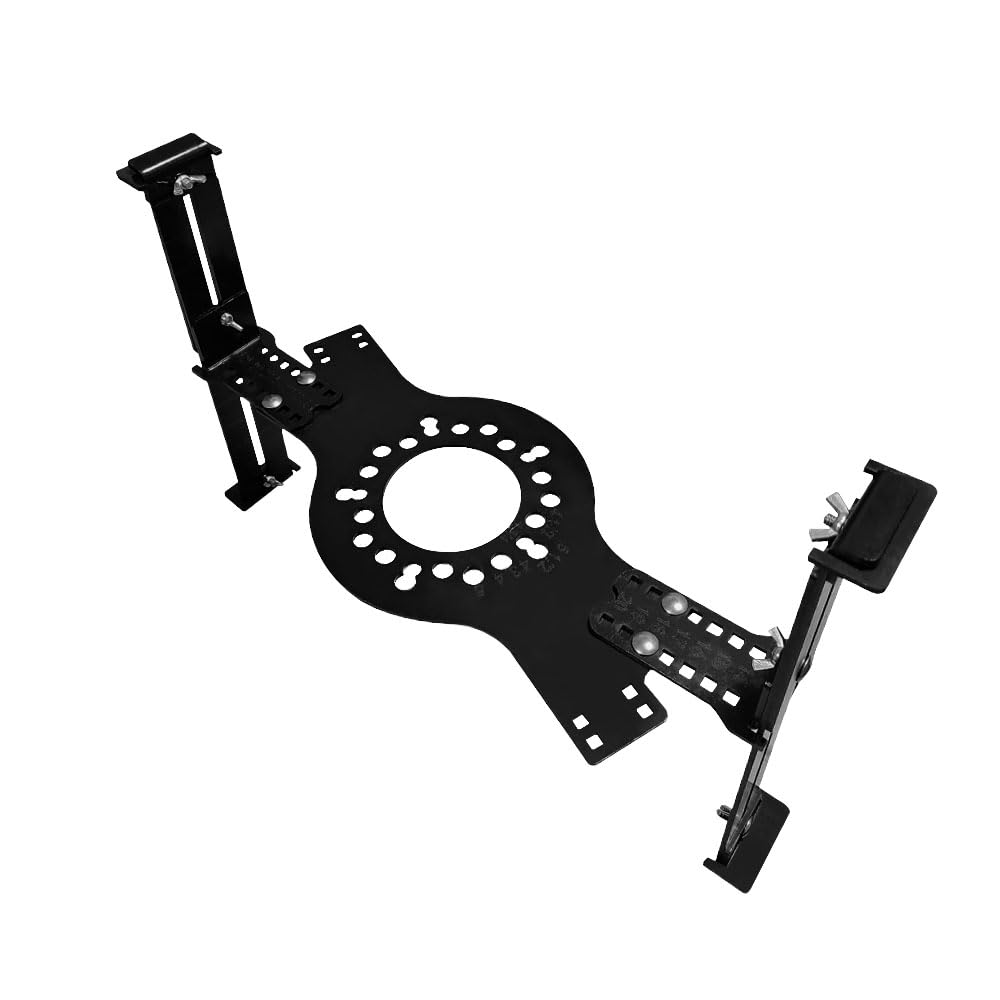 Lizixny Wheel Fitment Simulator Tire/Rim Fit Size Measuring Mockup Tool, Fit 14 to 22 Inch for Wheel Diameters, 5-Lug Specifications