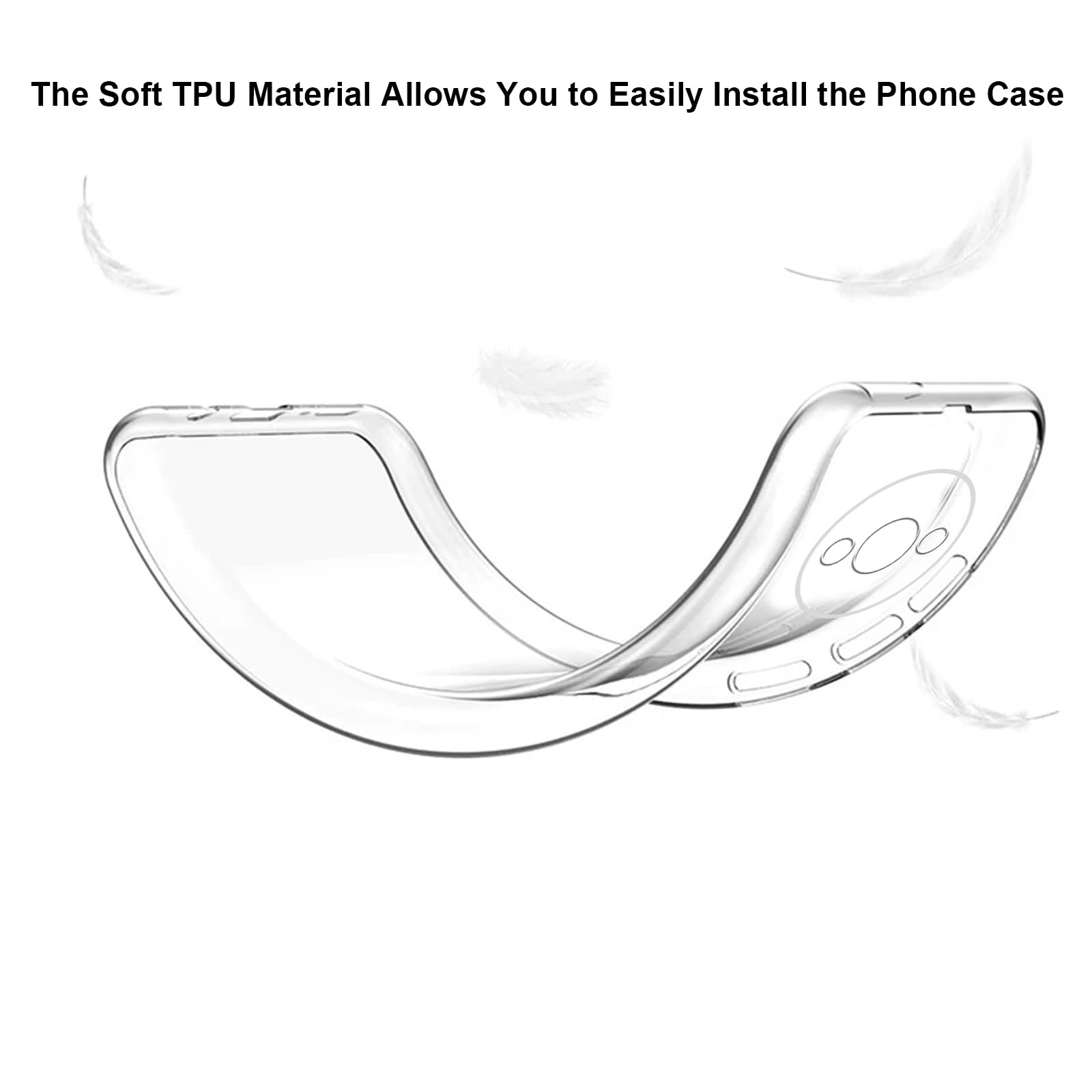 Pack 3X Cover in Gel TPU Trasparente per XIAOMI REDMI A3 4G, Ultra Sottile 0,33 mm, Morbido Flessibile, Custodia Silicone