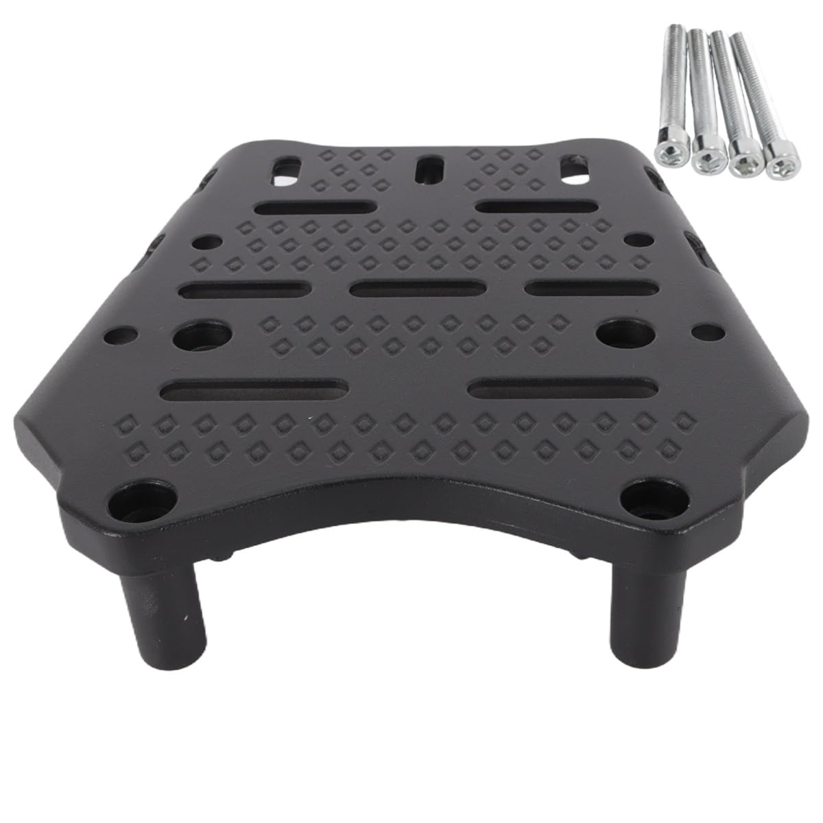 Portaequipajes trasero de aleación de aluminio para motocicleta PCX 125, 150 2014-2019, color negro