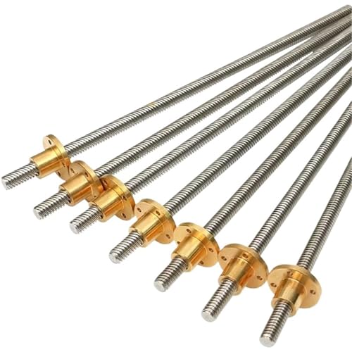 Vis trapézoïdale Tr10 en acier inoxydable 304 pour imprimante 3D