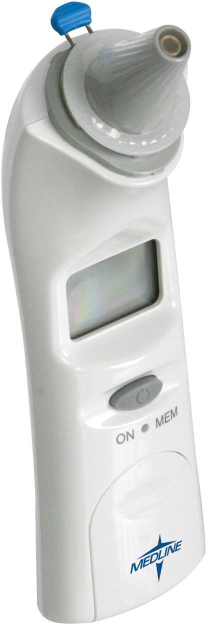 Medline Ear Thermometer with Quick Probe Cover Release