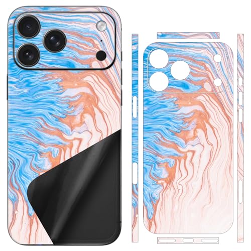 Film de protection en vinyle pour iPhone 17 Pro avec motif ligne latérale arrière design