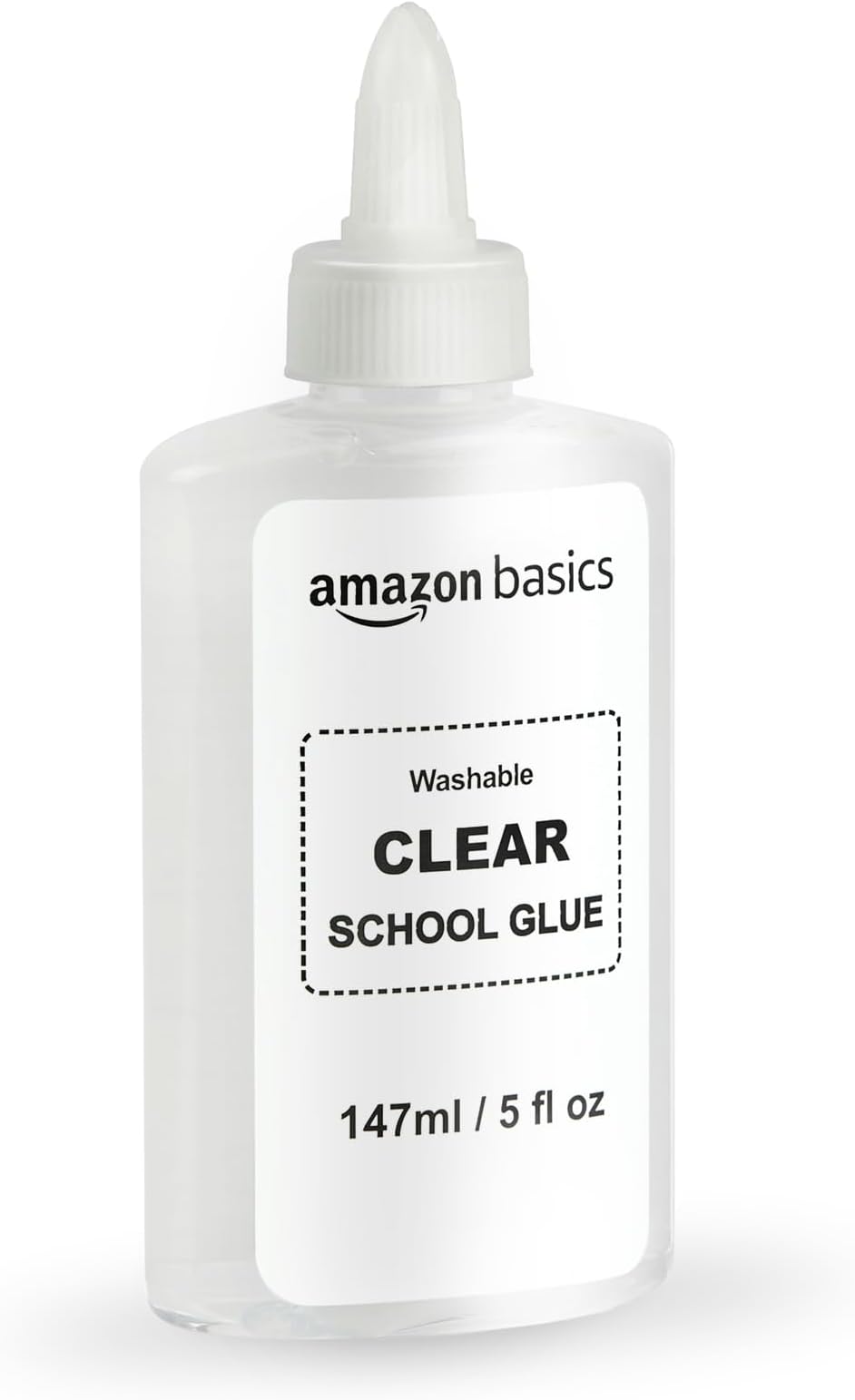 Washable Liquid School Glue, 5 fl.oz Bottle, 147ml,1-Pack, Clear