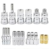 (Premium-Qualität): aus verzinktem, langlebig und Rost und Erosionsbeständigkeit, dieser Luftkompressor und Armaturen ermöglichen Werkzeuge und Fluggesellschaft schnell verbunden werden und getrennt.