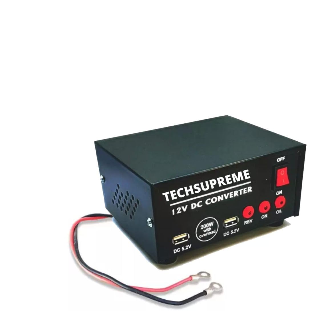 TechSupreme Mini Inverter 200 Watt 12v Solar/DC to AC Converter with Mobile Charging USB Output (12V DC Power to 220V AC) Solar Converter 200w Output A2-image-28