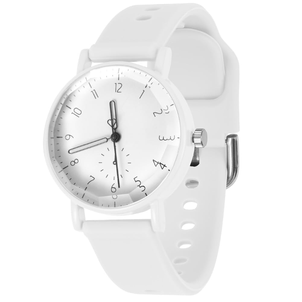OFFCUP Reloj para Mujer Con Correa de Silicona, Deportivo de 38mm, Analógico de Cuarzo Con Esfera de Fácil Lectura, de Pulsera para Enfermeras, Estudiantes y Niñas